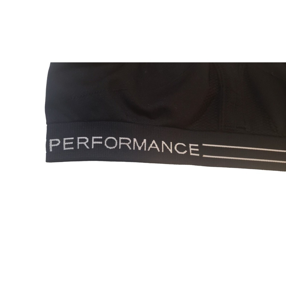 Calvin Klein Performance Womens Logo Nylon Stretch Bralette Black L Yoga Pilates - Picture 4 of 12